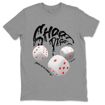 Air Jordan 7 Infrared Sneaker Match Tees Shoot Dice Sneaker Tees AJ7 Infrared Sneaker Release Tees Unisex Shirts Heather Grey 2