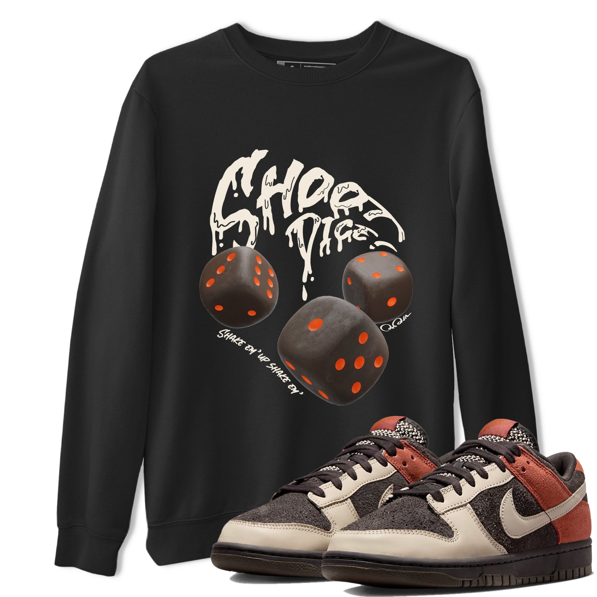 Dunk Red Panda shirt to match jordans Shoot Dice sneaker tees Nike Dunk LowRed Panda SNRT Sneaker Release Tees Unisex Black 1 T-Shirt