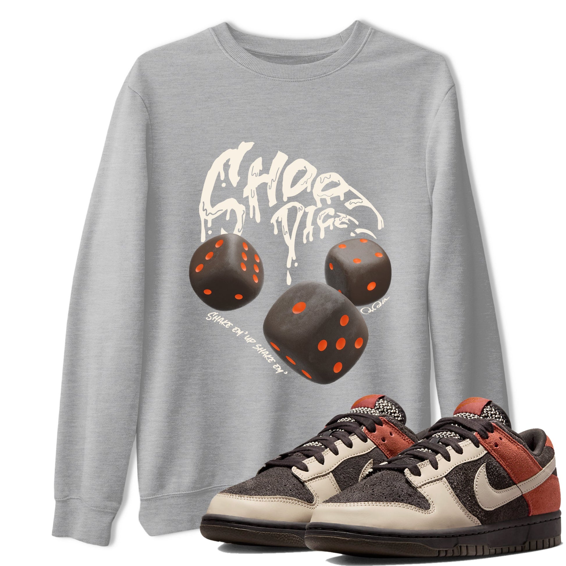 Dunk Red Panda shirt to match jordans Shoot Dice sneaker tees Nike Dunk LowRed Panda SNRT Sneaker Release Tees Unisex Heather Grey 1 T-Shirt