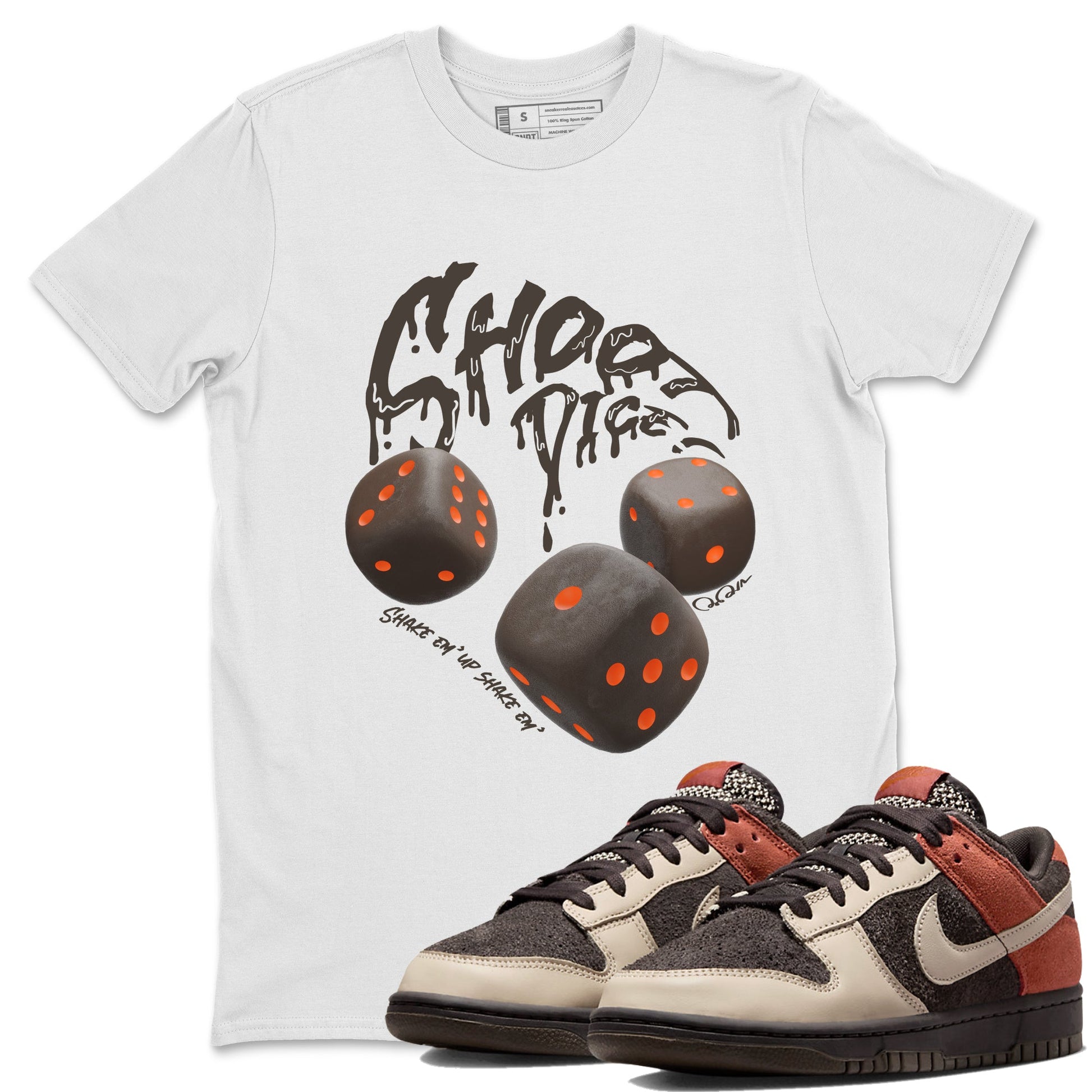 Dunk Red Panda shirt to match jordans Shoot Dice sneaker tees Nike Dunk LowRed Panda SNRT Sneaker Release Tees Unisex White 1 T-Shirt