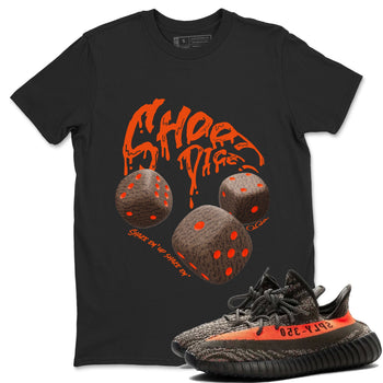 Yeezy 350 Carbon Beluga shirt to match jordans Shoot Dice sneaker tees Adidas Yeezy Boost 350 Carbon Beluga SNRT Sneaker Release Tees Unisex Black 1 T-Shirt
