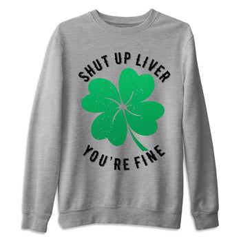 Jordan 1 Lucky Green Sneaker Match Tees Shut Up Liver You're Fine Sneaker Tees Jordan 1 Lucky Green Sneaker Release Tees Unisex Shirts