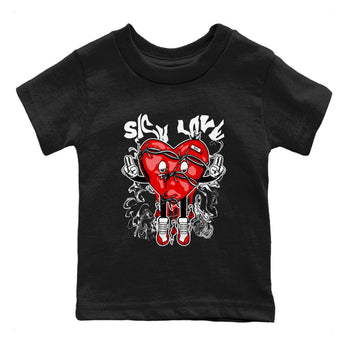 Air Jordan 12 Retro Cherry shirt to match jordans Sick Love sneaker tees Air Jordan 12 Cherry SNRT Sneaker Release Tees Crew Neck T-ShirtBaby Toddler Black 2 T-Shirt