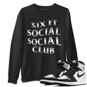 Jordan 1 Silver Toe Sneaker Match Tees Six FT Social Club Sneaker Tees Jordan 1 Silver Toe Sneaker Release Tees Unisex Shirts
