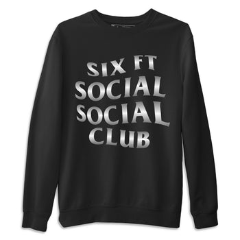 Jordan 1 Silver Toe Sneaker Match Tees Six FT Social Club Sneaker Tees Jordan 1 Silver Toe Sneaker Release Tees Unisex Shirts