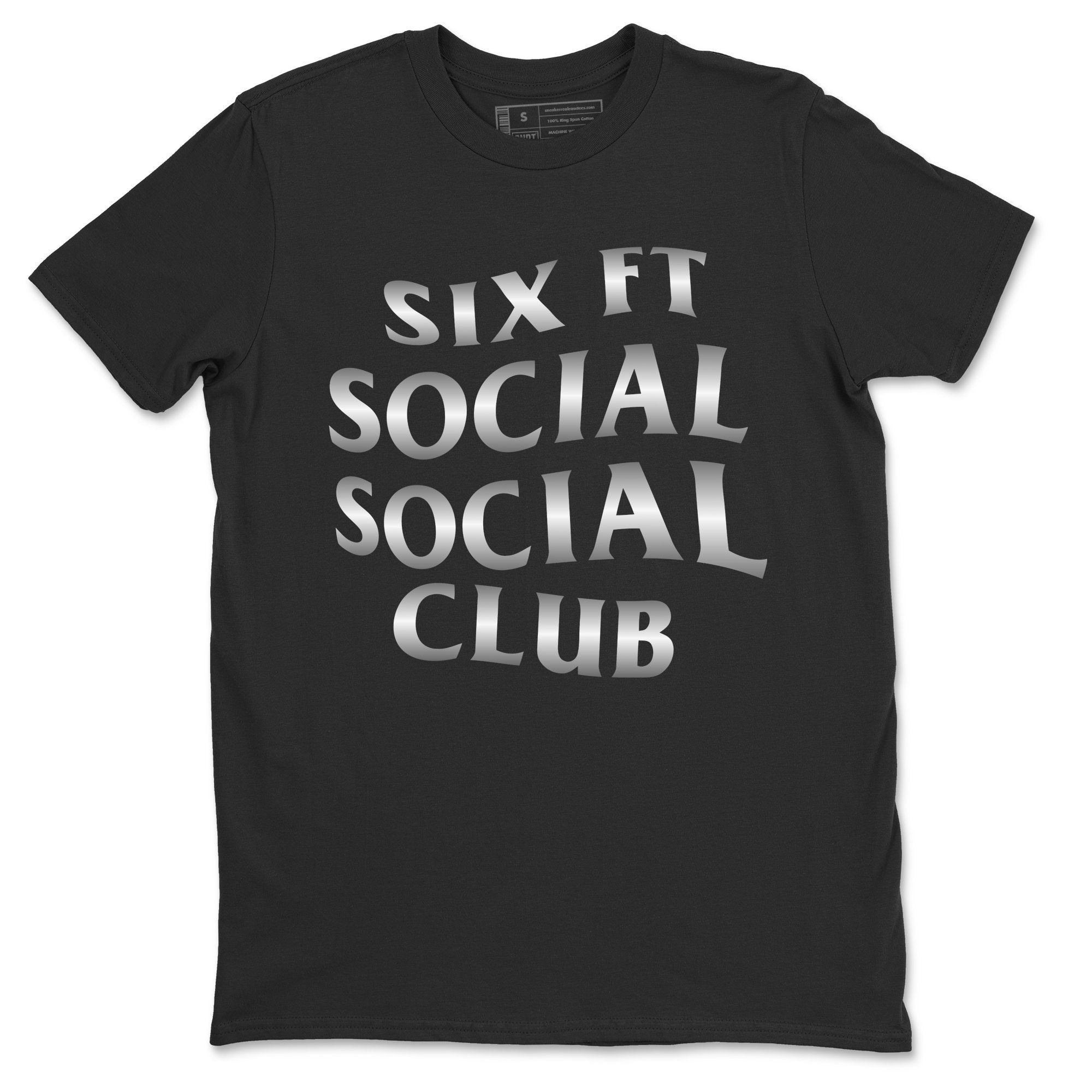 Jordan 1 Silver Toe Sneaker Match Tees Six FT Social Club Sneaker Tees Jordan 1 Silver Toe Sneaker Release Tees Unisex Shirts