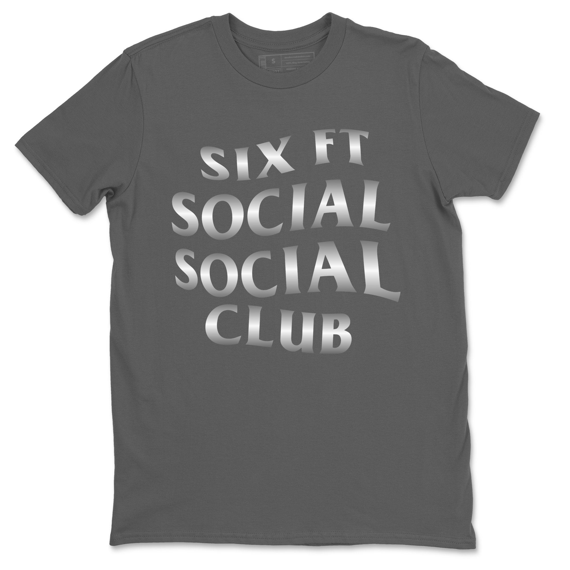 Jordan 1 Silver Toe Sneaker Match Tees Six FT Social Club Sneaker Tees Jordan 1 Silver Toe Sneaker Release Tees Unisex Shirts
