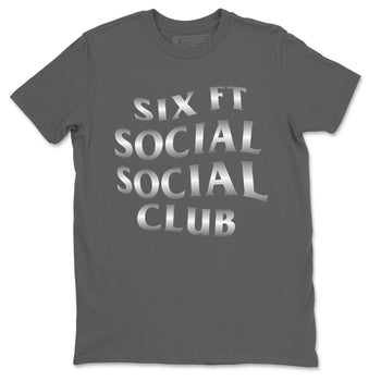 Jordan 1 Silver Toe Sneaker Match Tees Six FT Social Club Sneaker Tees Jordan 1 Silver Toe Sneaker Release Tees Unisex Shirts