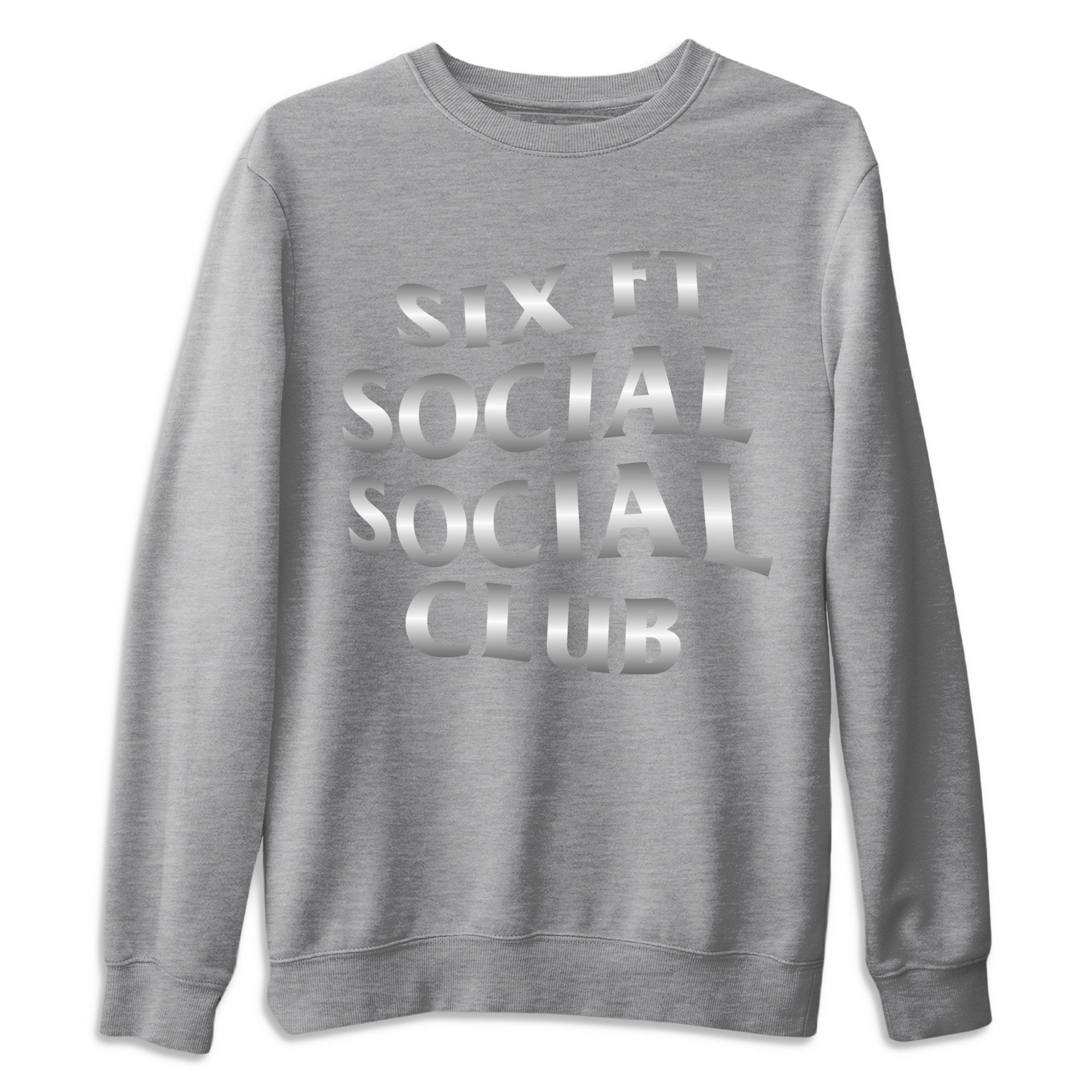 Jordan 1 Silver Toe Sneaker Match Tees Six FT Social Club Sneaker Tees Jordan 1 Silver Toe Sneaker Release Tees Unisex Shirts