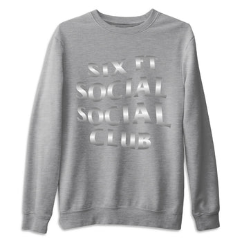 Jordan 1 Silver Toe Sneaker Match Tees Six FT Social Club Sneaker Tees Jordan 1 Silver Toe Sneaker Release Tees Unisex Shirts