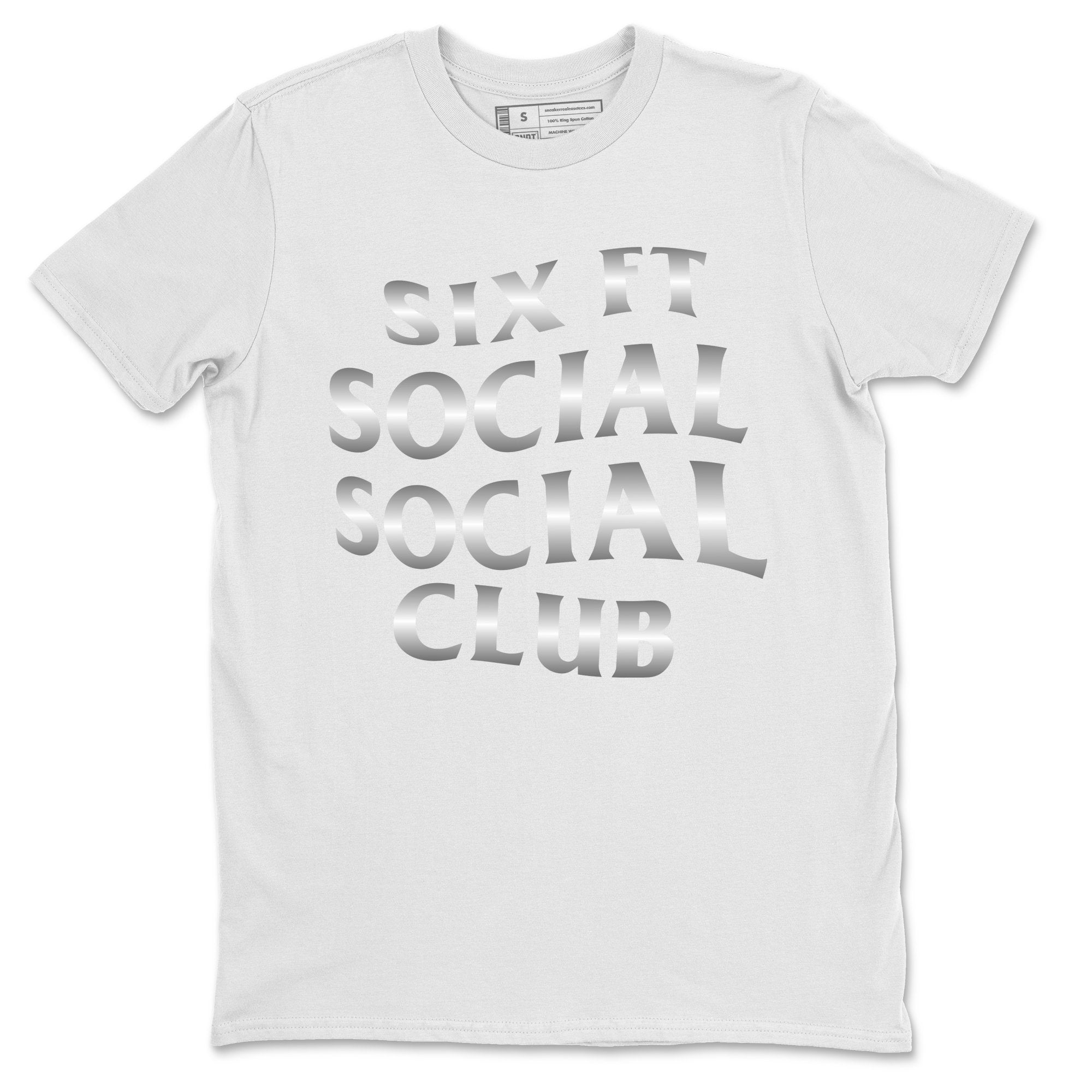 Jordan 1 Silver Toe Sneaker Match Tees Six FT Social Club Sneaker Tees Jordan 1 Silver Toe Sneaker Release Tees Unisex Shirts