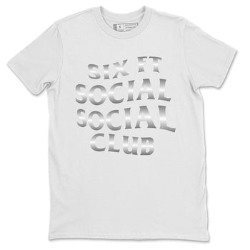 Jordan 1 Silver Toe Sneaker Match Tees Six FT Social Club Sneaker Tees Jordan 1 Silver Toe Sneaker Release Tees Unisex Shirts