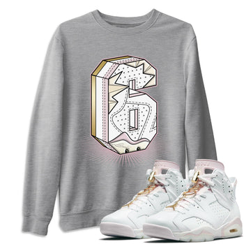 Jordan 6 Gold Hoops Sneaker Match Tees Six Statue Sneaker Tees Jordan 6 Gold Hoops Sneaker Release Tees Unisex Shirts