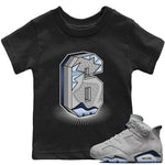 Jordan 6 Georgetown Sneaker Match Tees Six Statue Sneaker Tees Jordan 6 Georgetown Sneaker Release Tees Kids Shirts