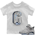 Jordan 6 Georgetown Sneaker Match Tees Six Statue Sneaker Tees Jordan 6 Georgetown Sneaker Release Tees Kids Shirts