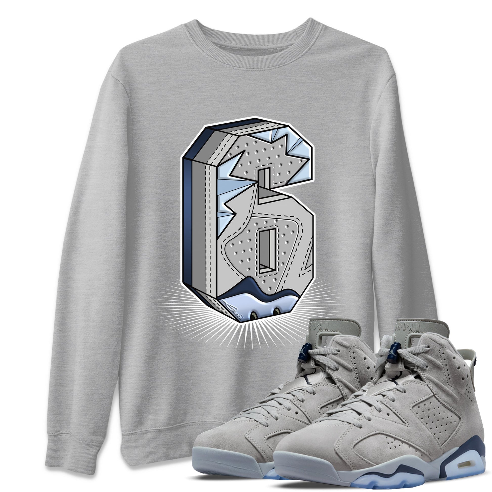 Jordan 6 Georgetown Sneaker Match Tees Six Statue Sneaker Tees Jordan 6 Georgetown Sneaker Release Tees Unisex Shirts
