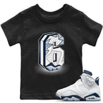 Jordan 6 Midnight Navy Sneaker Match Tees Six Statue Sneaker Tees Jordan 6 Midnight Navy Sneaker Release Tees Kids Shirts