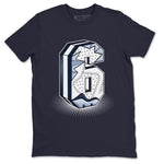 Jordan 6 Midnight Navy Sneaker Match Tees Six Statue Sneaker Tees Jordan 6 Midnight Navy Sneaker Release Tees Unisex Shirts