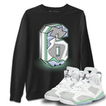 Jordan 6 Mint Foam Sneaker Match Tees Six Statue Sneaker Tees Jordan 6 Mint Foam Sneaker Release Tees Unisex Shirts