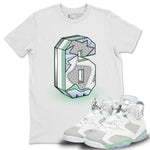 Jordan 6 Mint Foam Sneaker Match Tees Six Statue Sneaker Tees Jordan 6 Mint Foam Sneaker Release Tees Unisex Shirts