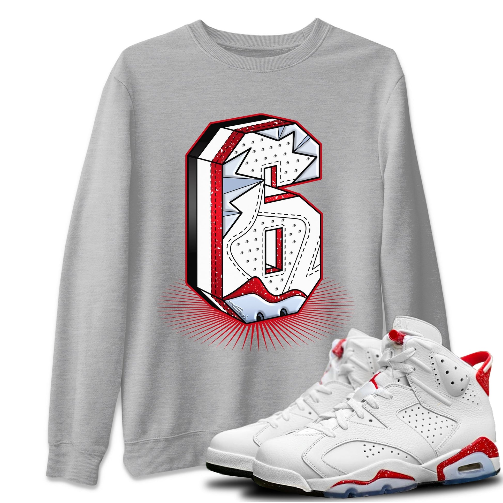 Jordan 6 Red Velvet Cookies Sneaker Match Tees Six Statue Sneaker Tees Jordan 6 Red Velvet Cookies Sneaker Release Tees Unisex Shirts