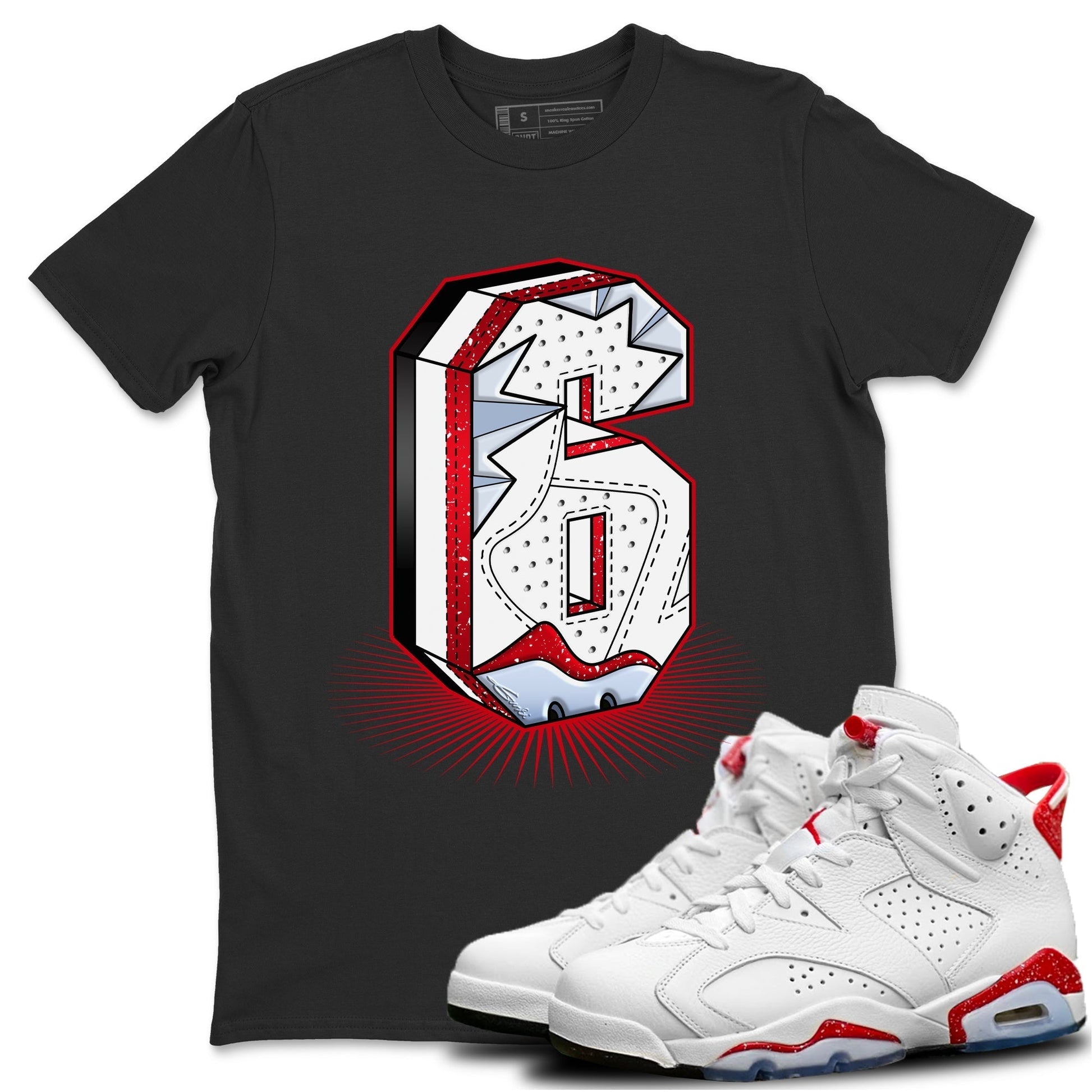 Jordan 6 Red Velvet Cookies Sneaker Match Tees Six Statue Sneaker Tees Jordan 6 Red Velvet Cookies Sneaker Release Tees Unisex Shirts