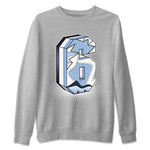 Jordan 6 UNC Sneaker Match Tees Six Statue Sneaker Tees Jordan 6 UNC Sneaker Release Tees Unisex Shirts