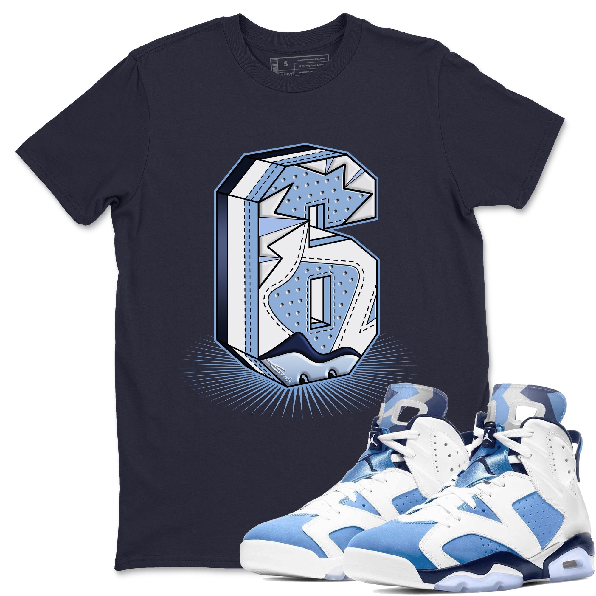 jordan 6 unc shirt