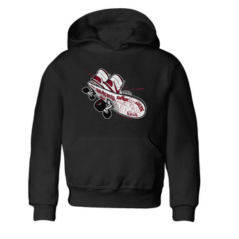 1s Metallic Burgundy shirt to match jordans Skateboard sneaker tees AJ1 Metallic Burgundy SNRT Sneaker Release Tees Baby Toddler Black 2 T-Shirt