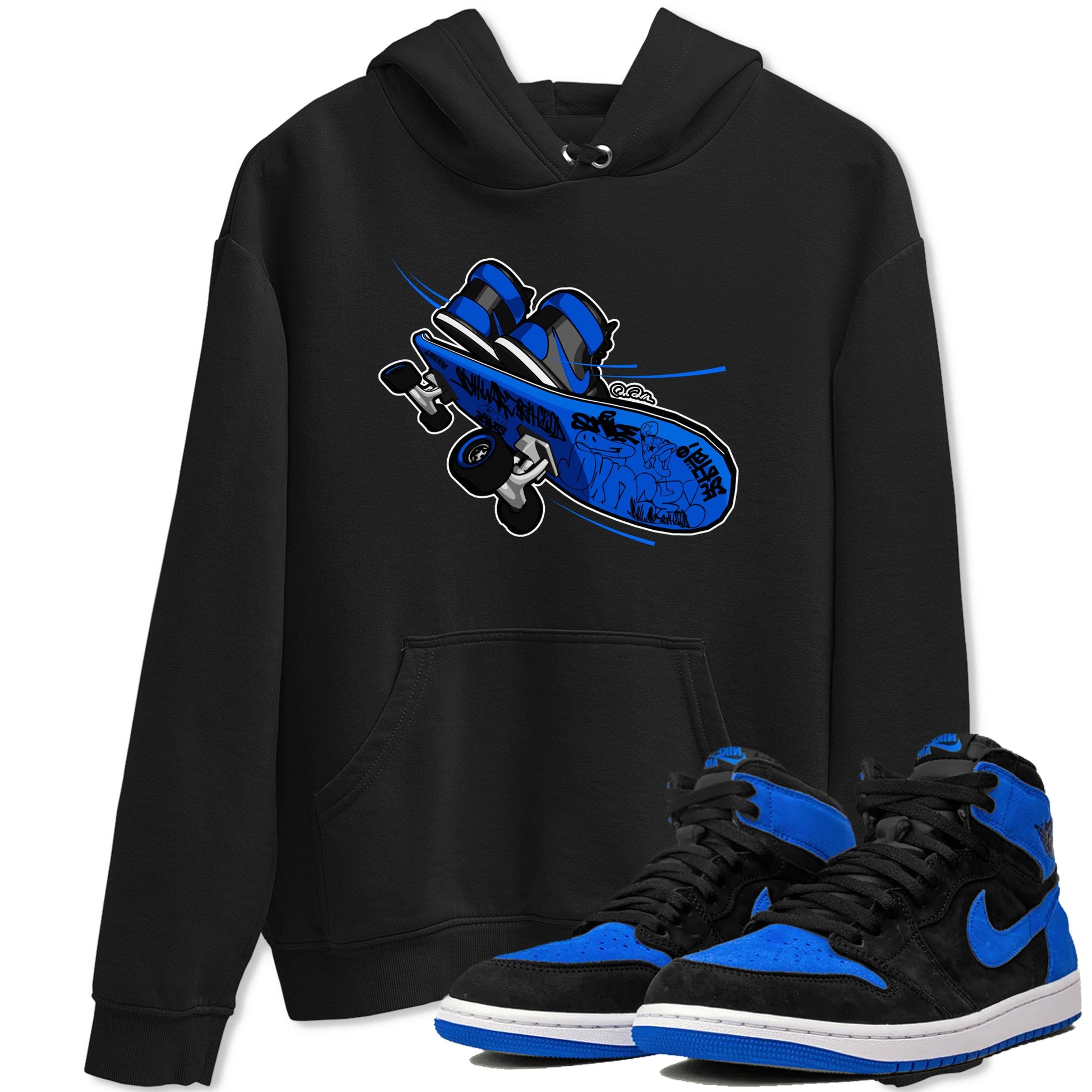 Air Jordan 1 Royal Reimagined shirt to match jordans Skateboard sneaker tees AJ1 Royal Reimagined SNRT Sneaker Release Tees Unisex Black 1 T-Shirt