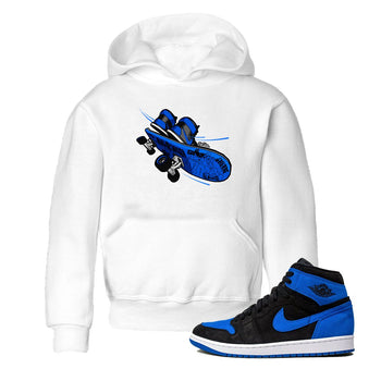 Air Jordan 1 Royal Reimagined shirt to match jordans Skateboard sneaker tees AJ1 Royal Reimagined SNRT Sneaker Release Tees Baby Toddler White 1 T-Shirt