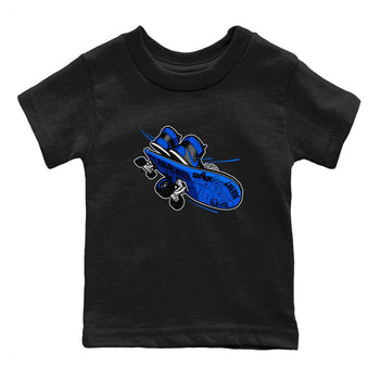 Air Jordan 1 Royal Reimagined shirt to match jordans Skateboard sneaker tees AJ1 Royal Reimagined SNRT Sneaker Release Tees Baby Toddler Black 2 T-Shirt