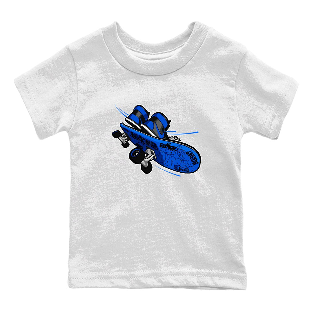 Air Jordan 1 Royal Reimagined shirt to match jordans Skateboard sneaker tees AJ1 Royal Reimagined SNRT Sneaker Release Tees Baby Toddler White 2 T-Shirt