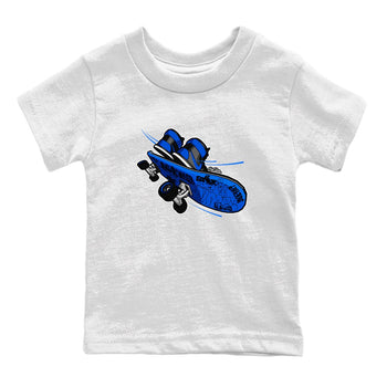 Air Jordan 1 Royal Reimagined shirt to match jordans Skateboard sneaker tees AJ1 Royal Reimagined SNRT Sneaker Release Tees Baby Toddler White 2 T-Shirt