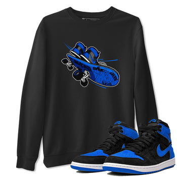 Air Jordan 1 Royal Reimagined shirt to match jordans Skateboard sneaker tees AJ1 Royal Reimagined SNRT Sneaker Release Tees Unisex Black 1 T-Shirt