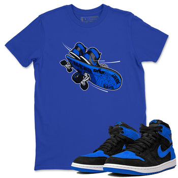 Air Jordan 1 Royal Reimagined shirt to match jordans Skateboard sneaker tees AJ1 Royal Reimagined SNRT Sneaker Release Tees Unisex Royal Blue 1 T-Shirt