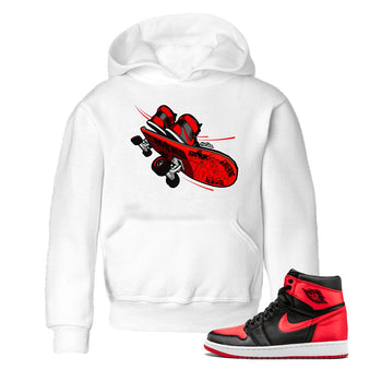 Air Jordan 1 Satin Bred shirt to match jordans Skateboard sneaker tees AJ1 Satin Bred SNRT Sneaker Release Tees Baby Toddler White 1 T-Shirt