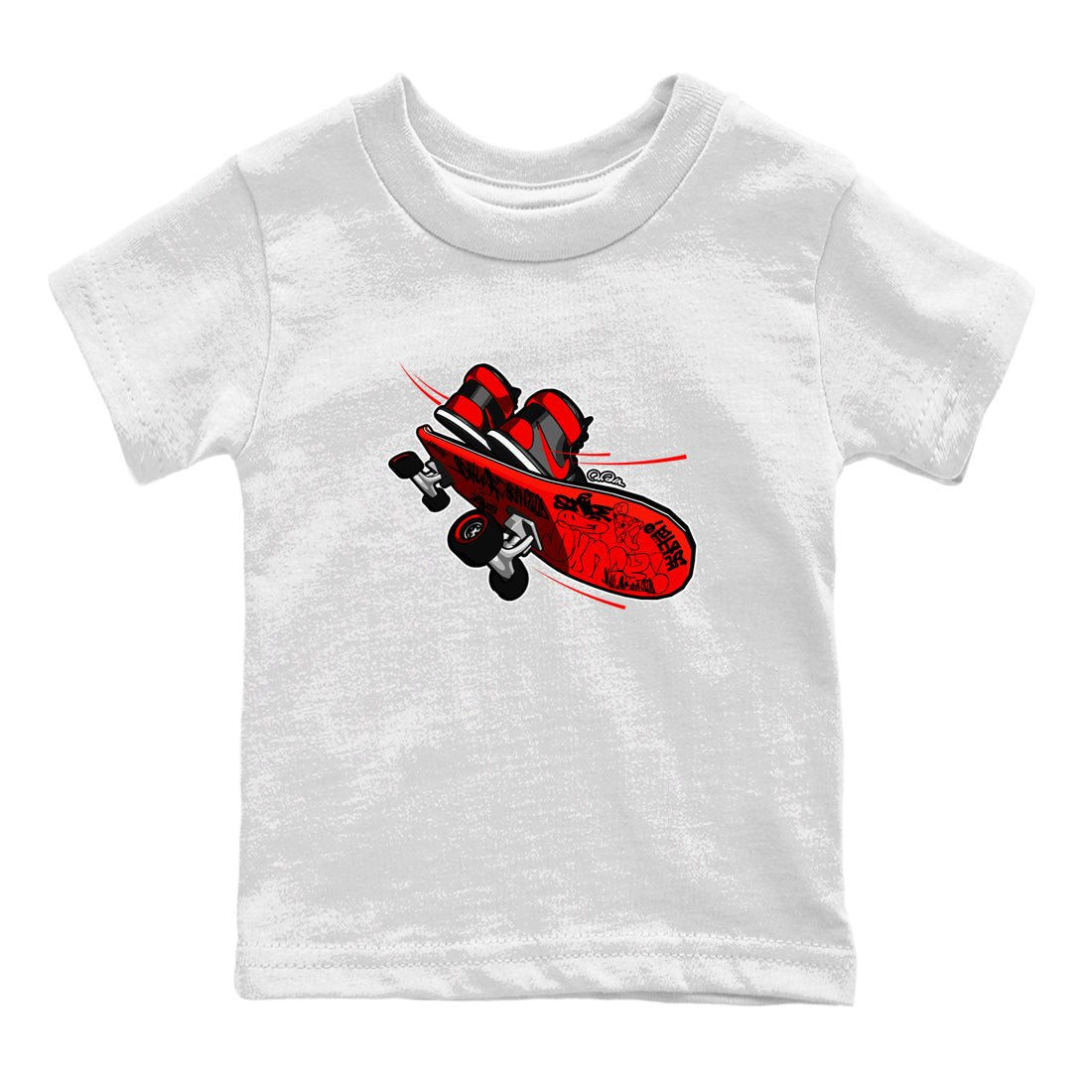 Air Jordan 1 Satin Bred shirt to match jordans Skateboard sneaker tees AJ1 Satin Bred SNRT Sneaker Release Tees Baby Toddler White 2 T-Shirt