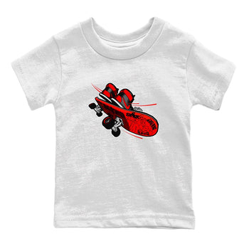 Air Jordan 1 Satin Bred shirt to match jordans Skateboard sneaker tees AJ1 Satin Bred SNRT Sneaker Release Tees Baby Toddler White 2 T-Shirt