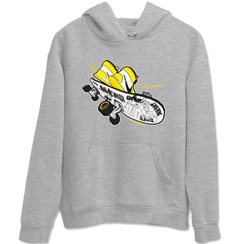 1s Yellow Ochre shirt to match jordans Skateboard sneaker tees Air Jordan 1 Yellow Ochre SNRT Sneaker Release Tees unisex cotton Heather Grey 2 crew neck shirt