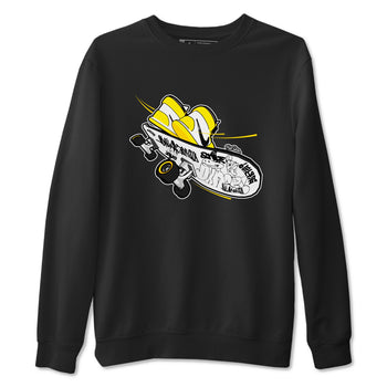 1s Yellow Ochre shirt to match jordans Skateboard sneaker tees Air Jordan 1 Yellow Ochre SNRT Sneaker Release Tees unisex cotton Black 2 crew neck shirt
