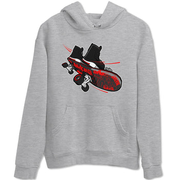 4s Bred Reimagined shirt to match jordans Skateboard sneaker tees Air Jordan 4 Bred Reimagined SNRT Sneaker Release Tees Unisex Heather Grey 2 T-Shirt