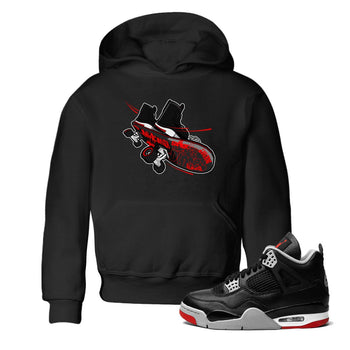 4s Bred Reimagined shirt to match jordans Skateboard sneaker tees Air Jordan 4 Bred Reimagined SNRT Sneaker Release Tees Baby Toddler Black 1 T-Shirt