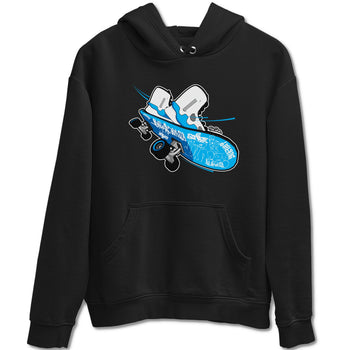 9s Powder Blue shirt to match jordans Skateboard sneaker tees Air Jordan 9 Powder Blue SNRT Sneaker Release Tees unisex cotton Black 2 crew neck shirt