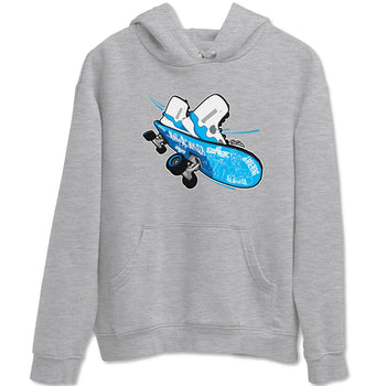 9s Powder Blue shirt to match jordans Skateboard sneaker tees Air Jordan 9 Powder Blue SNRT Sneaker Release Tees unisex cotton Heather Grey 2 crew neck shirt