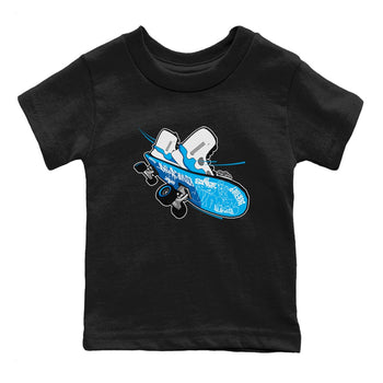 9s Powder Blue shirt to match jordans Skateboard sneaker tees Air Jordan 9 Powder Blue SNRT sneaker release tees baby toddler Black 2 cotton Shirt