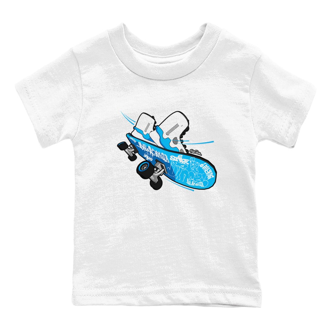 9s Powder Blue shirt to match jordans Skateboard sneaker tees Air Jordan 9 Powder Blue SNRT sneaker release tees baby toddler White 2 cotton Shirt