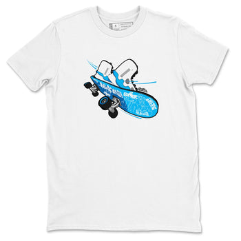 9s Powder Blue shirt to match jordans Skateboard sneaker tees Air Jordan 9 Powder Blue SNRT Sneaker Release Tees unisex cotton White 2 crew neck shirt