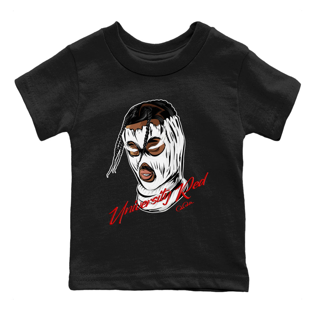 Jordan 1 Low University Red shirt to match jordans Ski Mask Gang sneakertees AJ1 Low University Red SNRT Sneaker Release Tees Baby Toddler Black 2 T-Shirt