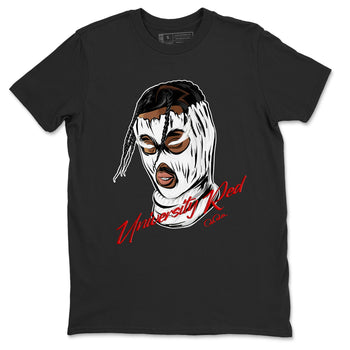 Jordan 1 Low University Red shirt to match jordans Ski Mask Gang sneakertees AJ1 Low University Red SNRT Sneaker Release Tees Unisex Black 2 T-Shirt